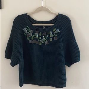 Emrald Beaded Sweater